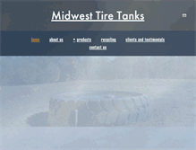 Tablet Screenshot of midwesttiretanks.com